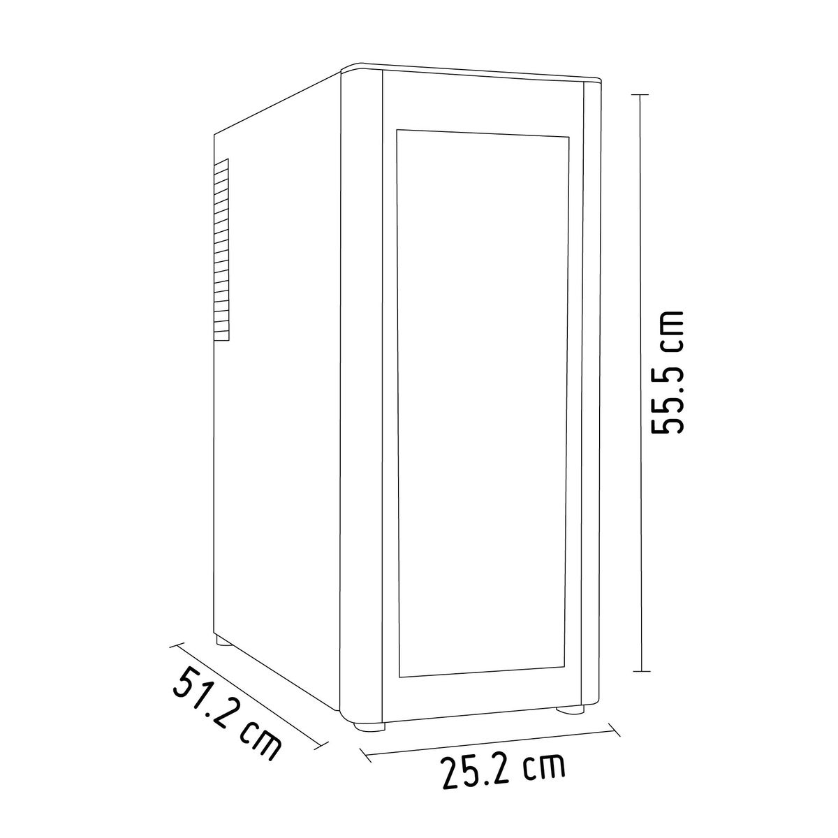 ELECTROLUX - Vinera Electrolux para 12 Botellas ERW122XAMB Negro