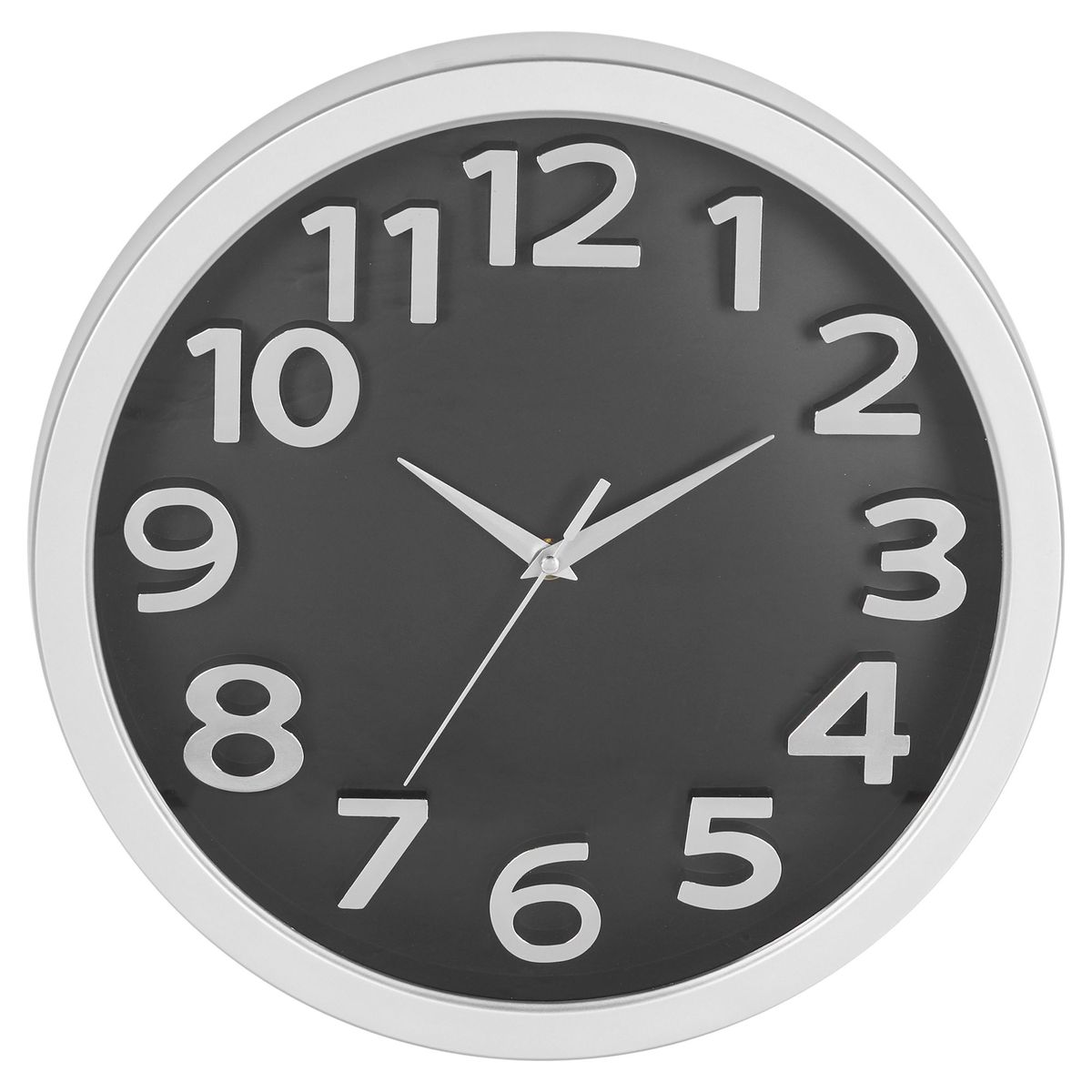 JUST HOME COLLECTION - Reloj de Pared Tausen 33cm Negro