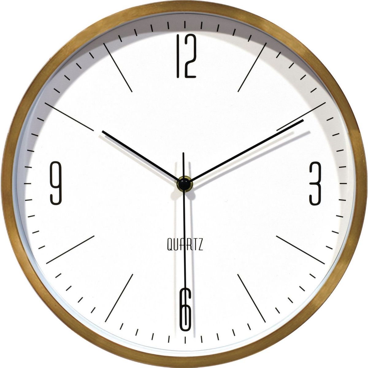 JUST HOME COLLECTION - Reloj de Pared Classic 30x30cm Dorado