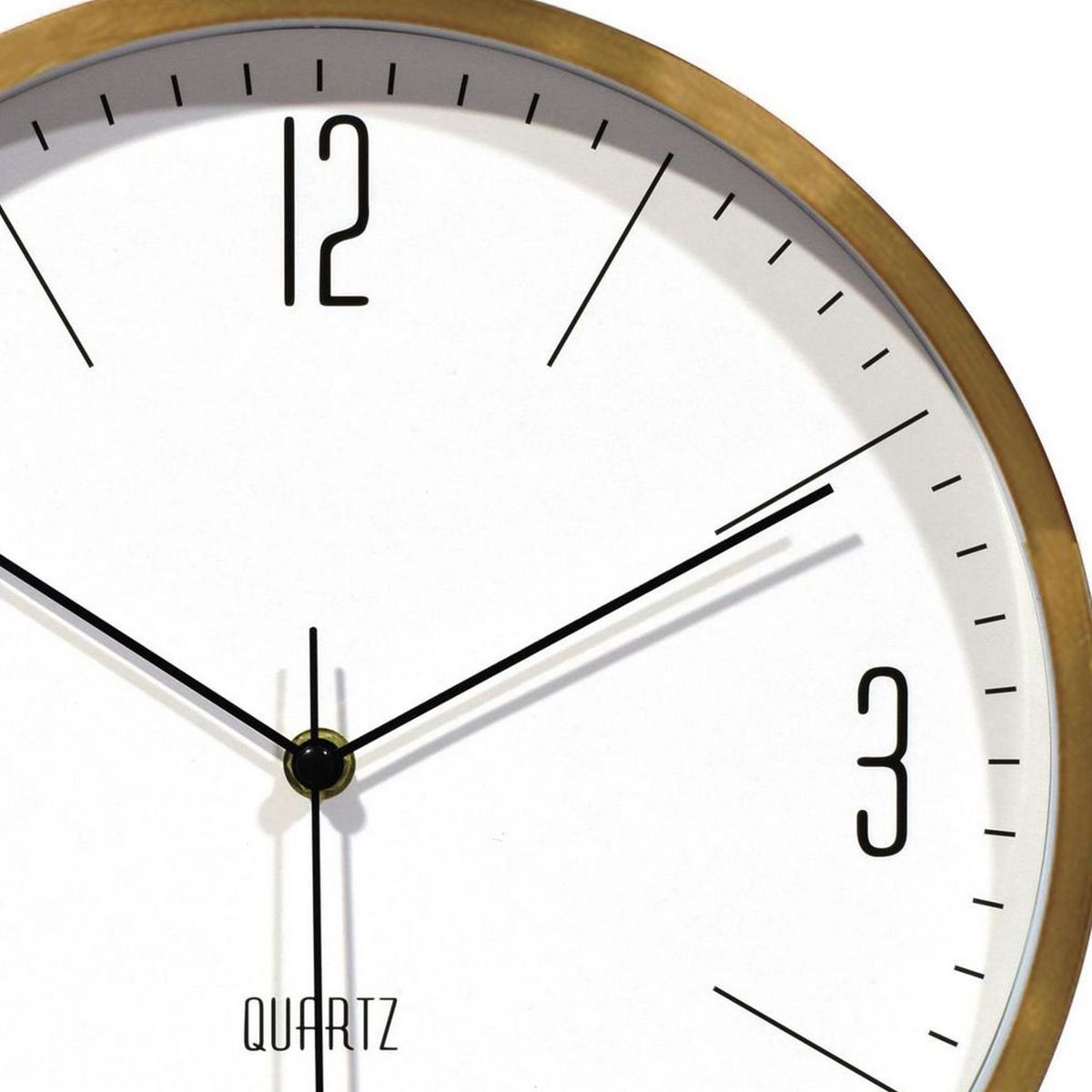 JUST HOME COLLECTION - Reloj de Pared Classic 30x30cm Dorado