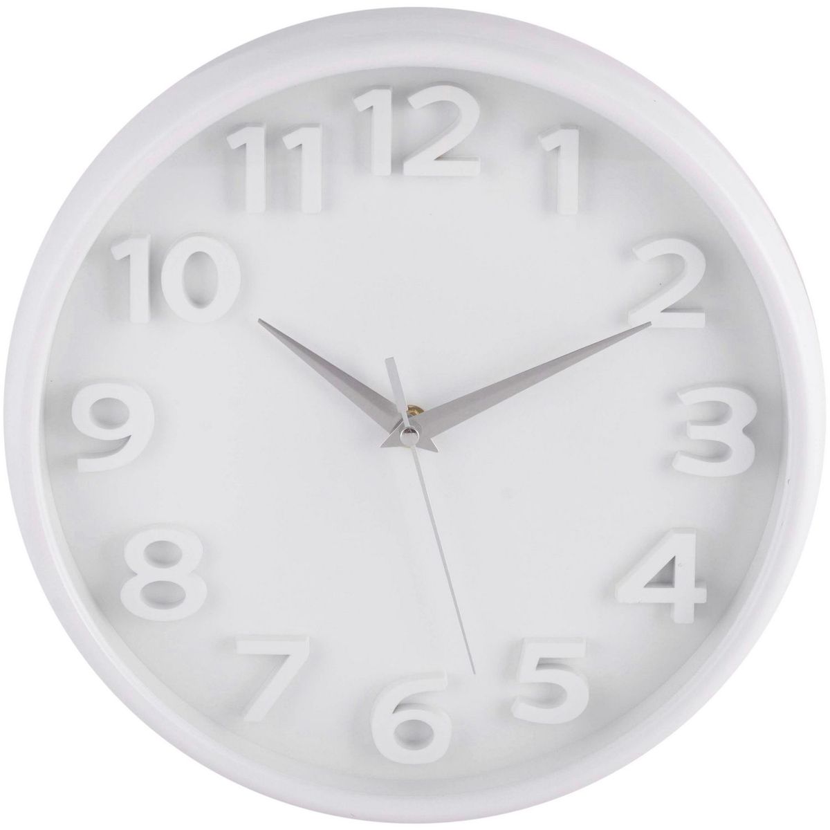 JUST HOME COLLECTION - Reloj Chrono Blanco 26x26cm