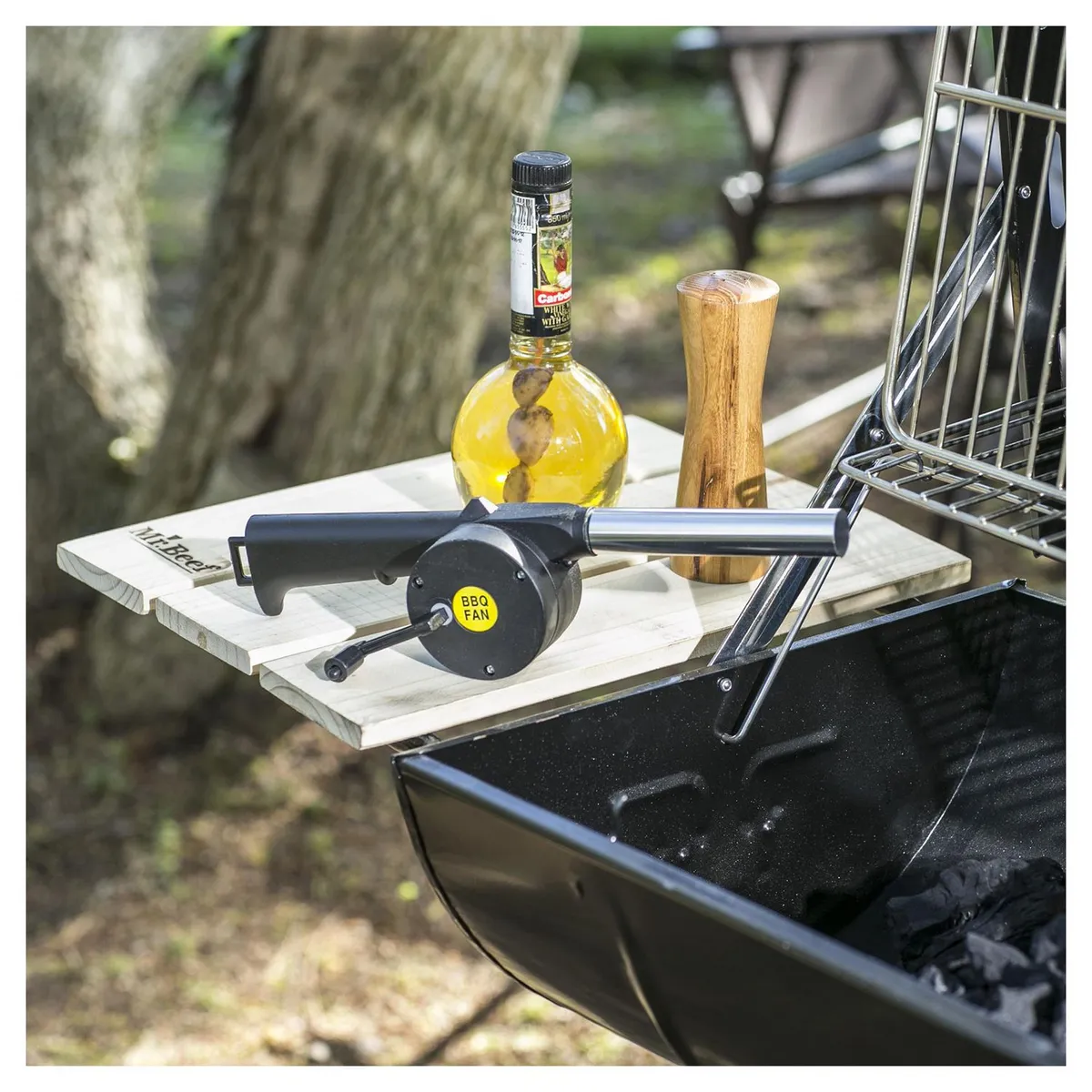 MR BEEF - Soplador Manual de Carbón