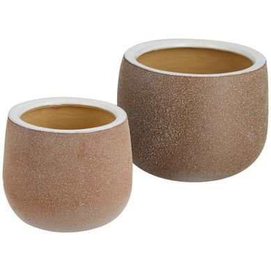 Set 2 macetas Ceuta Beige