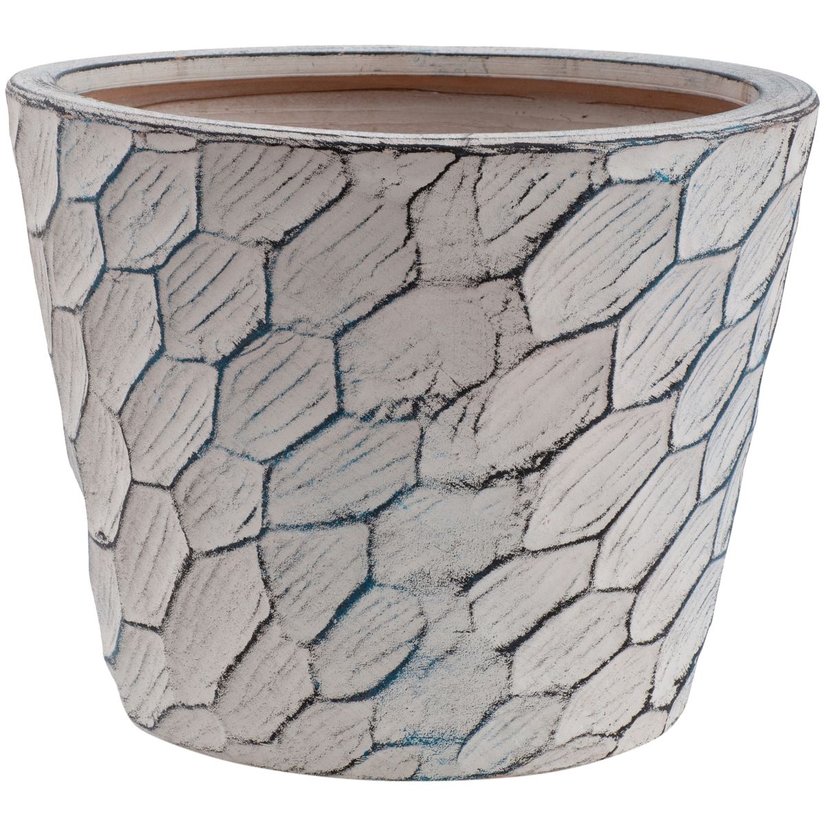 JUST HOME COLLECTION - Macetero Uthai Wash 29x23cm + Macetero Uthai Wash 15x13cm + Macetero Uthai Wash 21x18cm