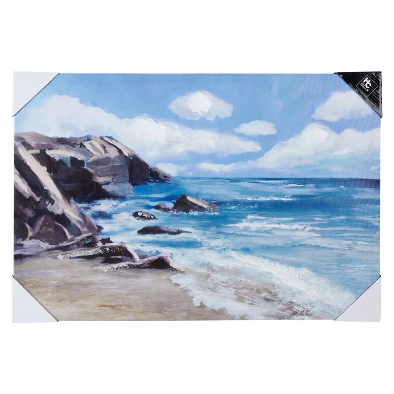 JUST HOME COLLECTION - Cuadro Pr Canvas Playa 60X40
