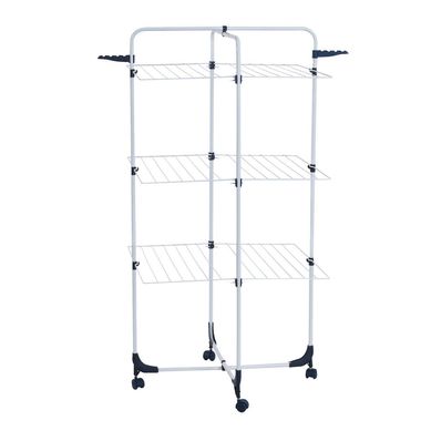 Tendedero de Ropa 3 Racks Plegable 70x65x135 cm.