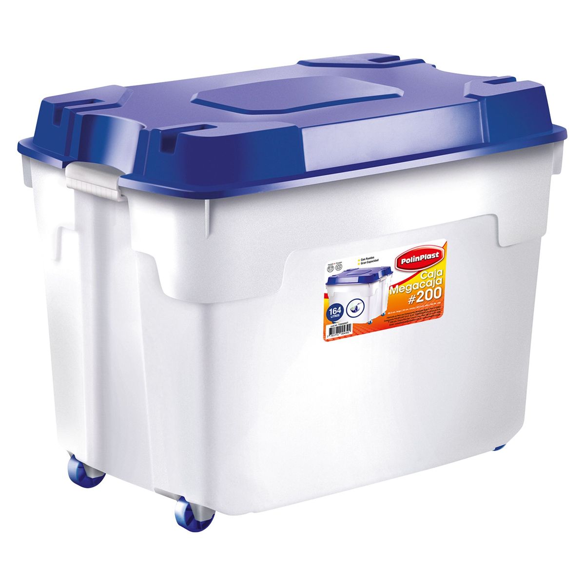 POLINPLAST - Megacaja 200 Azul