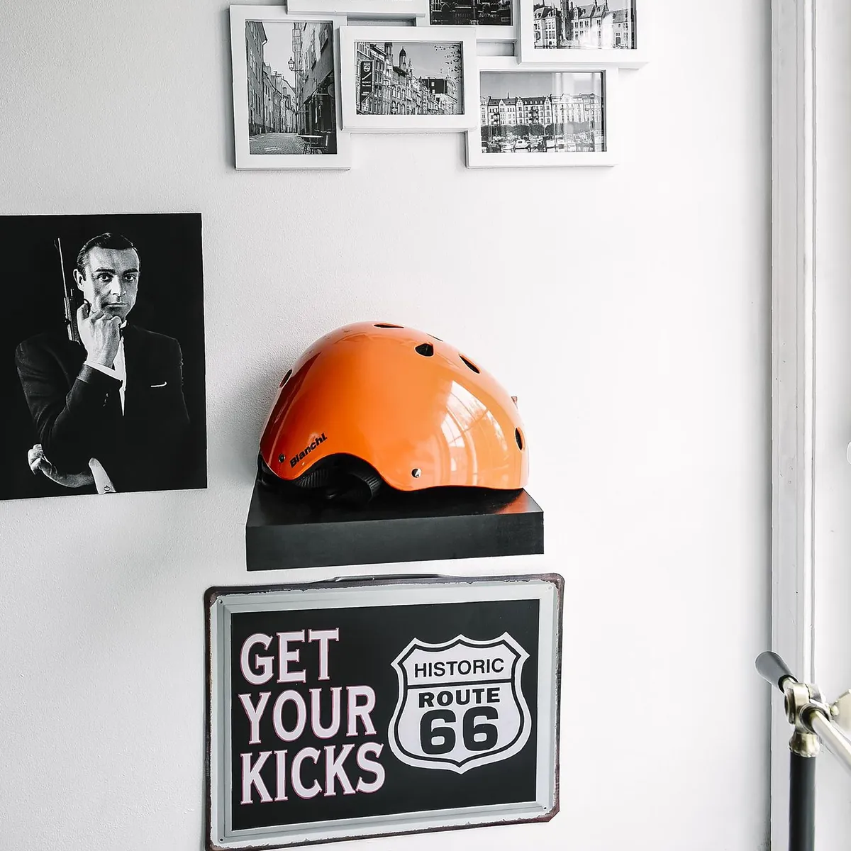 JUST HOME COLLECTION - Repisa Flotante de Melamina 25x25x3.8cm Negro