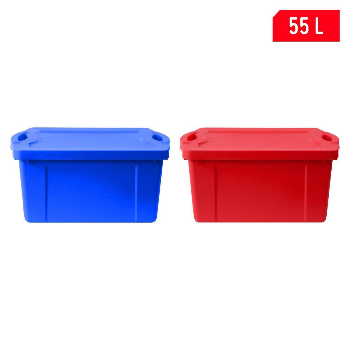 JUST HOME COLLECTION - Caja Organizadora Fullbox 55L Rojo