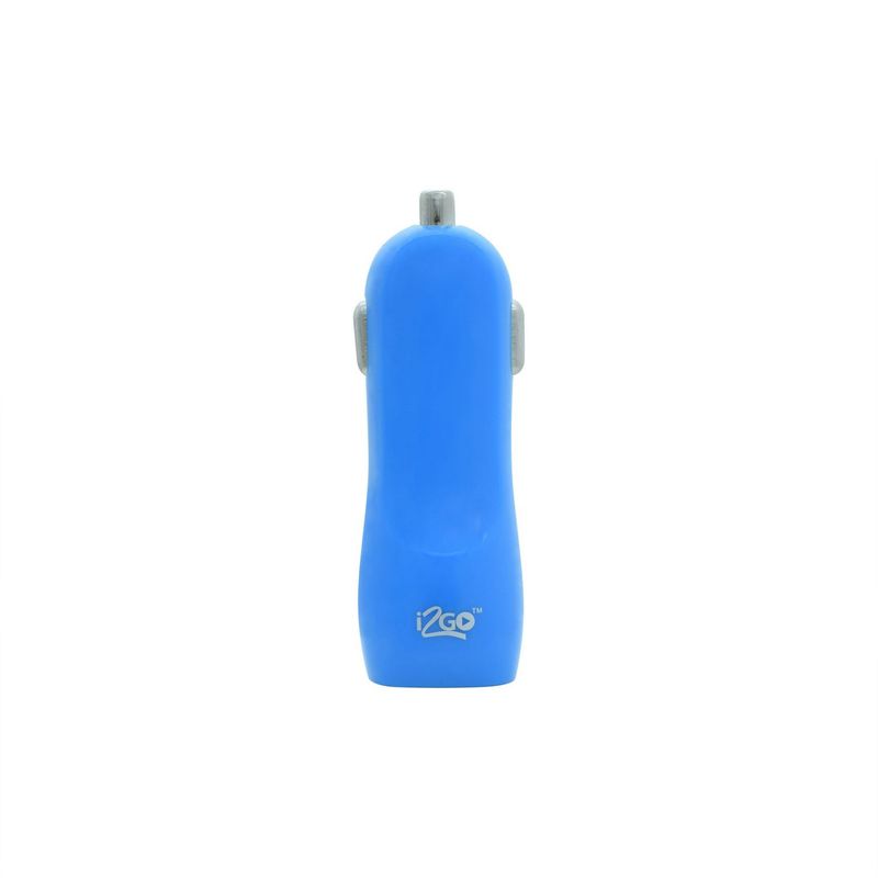 I2GO - Cargador para Auto Dual USB Azul