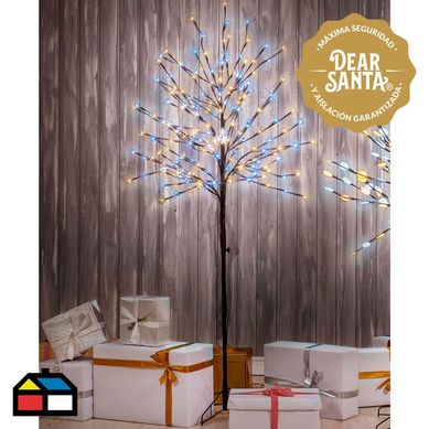 �rbol Oro Plata 200 LED 150cm