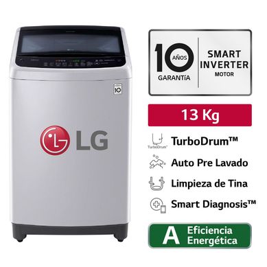 Lavadora LG 13 Kg TS1366NTP Gris