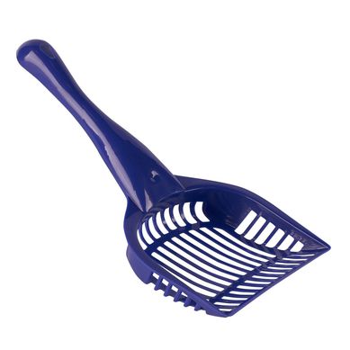 Cuchara Recogedor Limpieza para Gatos PVC Azul 13.1x13x27.5cm