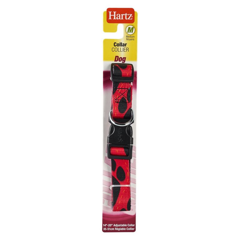 HARTZ - Collar para Perro Fashion M Rojo