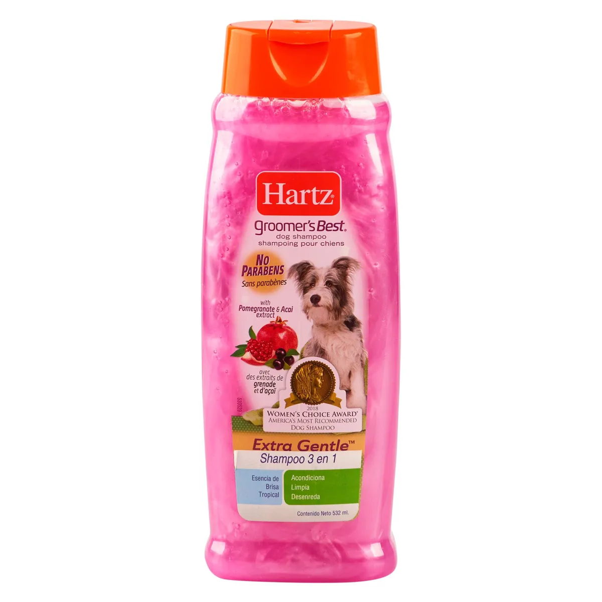 HARTZ - Shampoo para Perros 3 en 1 532ml