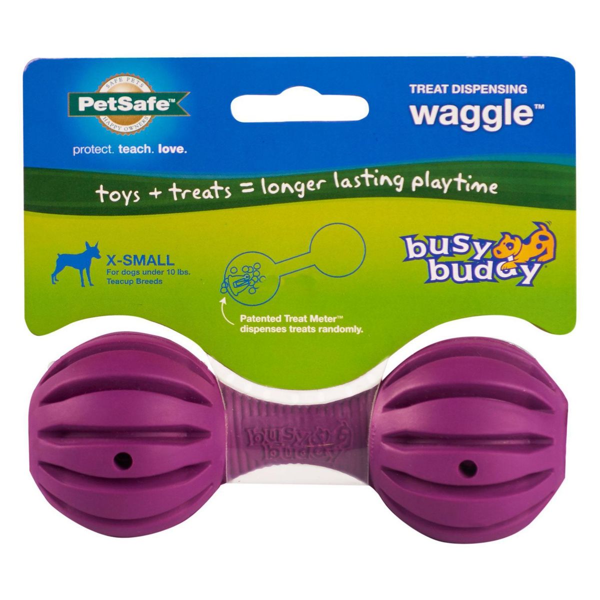 PET SAFE - Juguete Busy Buddy Waggle XS