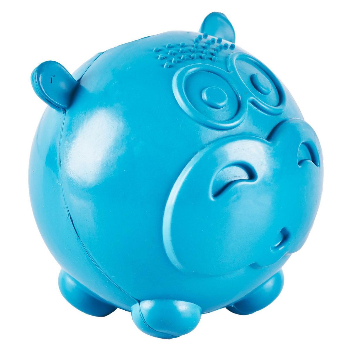 PET SAFE - Juguete de Látex Hipopótamo Azul