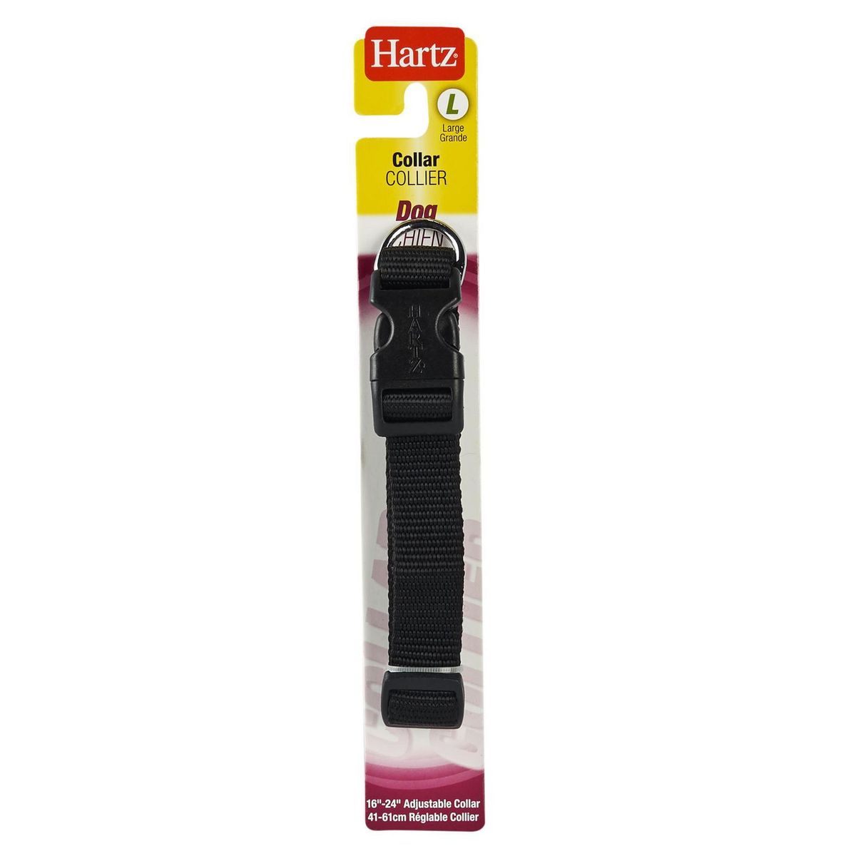 HARTZ - Collar para Perro L Negro