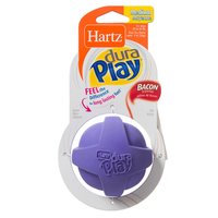 Pelota para Perros Látex Morado 8.5x8.5x8.5cm