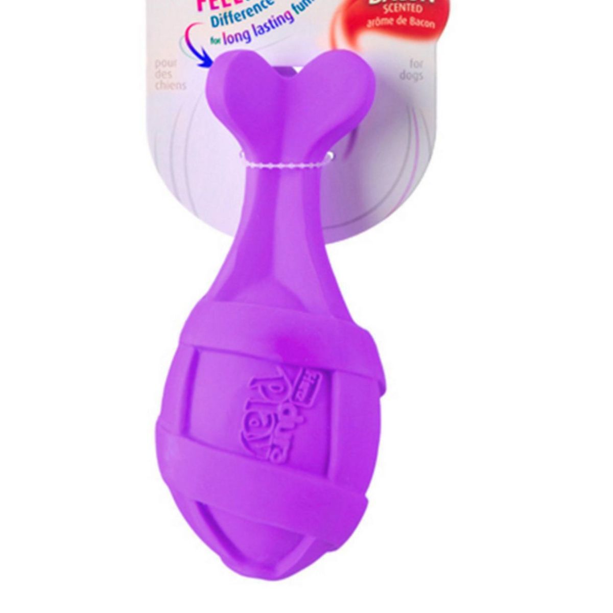 HARTZ - Juguete para Perro Tipo Cohete Látex Rosado 15x6x6cm