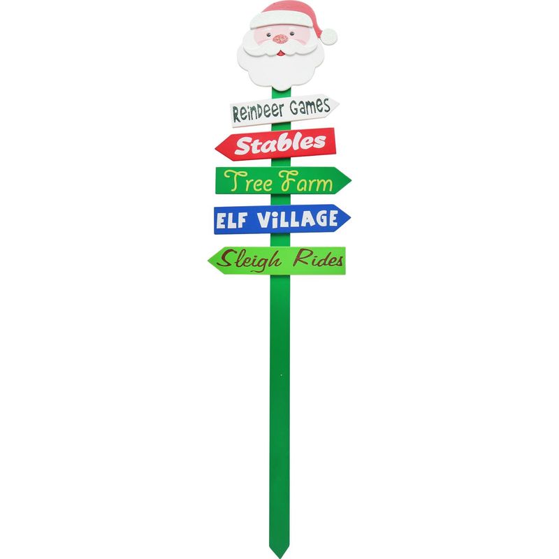 DEAR SANTA - Estacas de Navidad Flecha Dirección 91cm