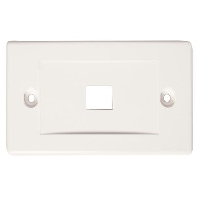 Placa RJ Simple Dixon Blanco