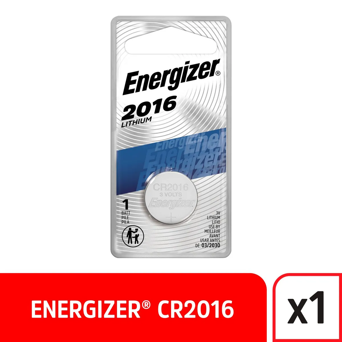ENERGIZER - Pila Botón Energizer CR2016 3V