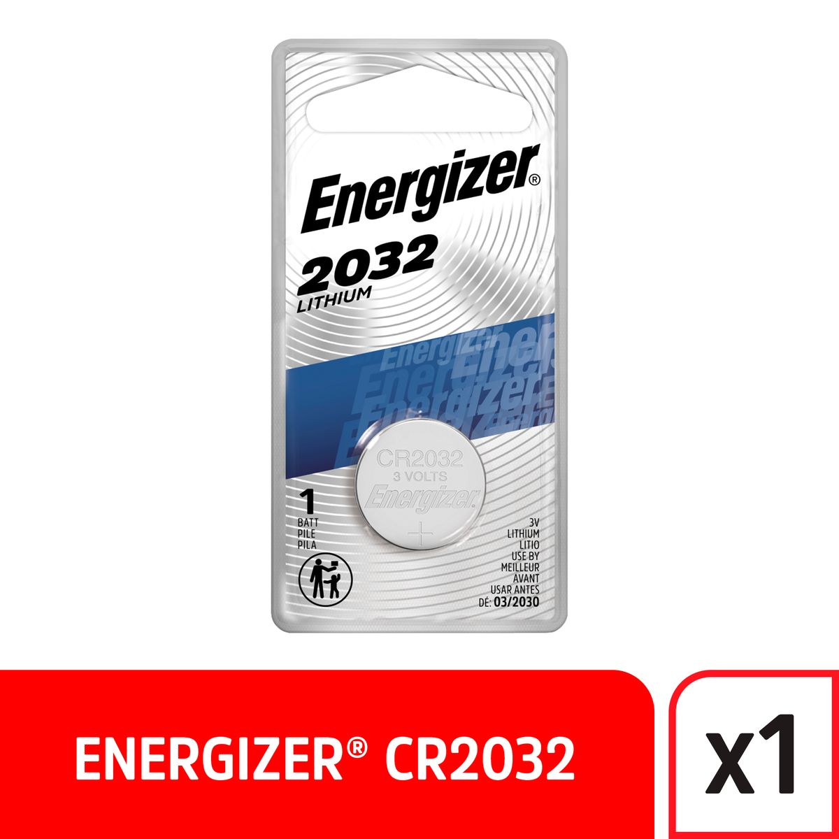 Pila Botón Energizer CR2032 3V, marca ENERGIZER - Foto 2