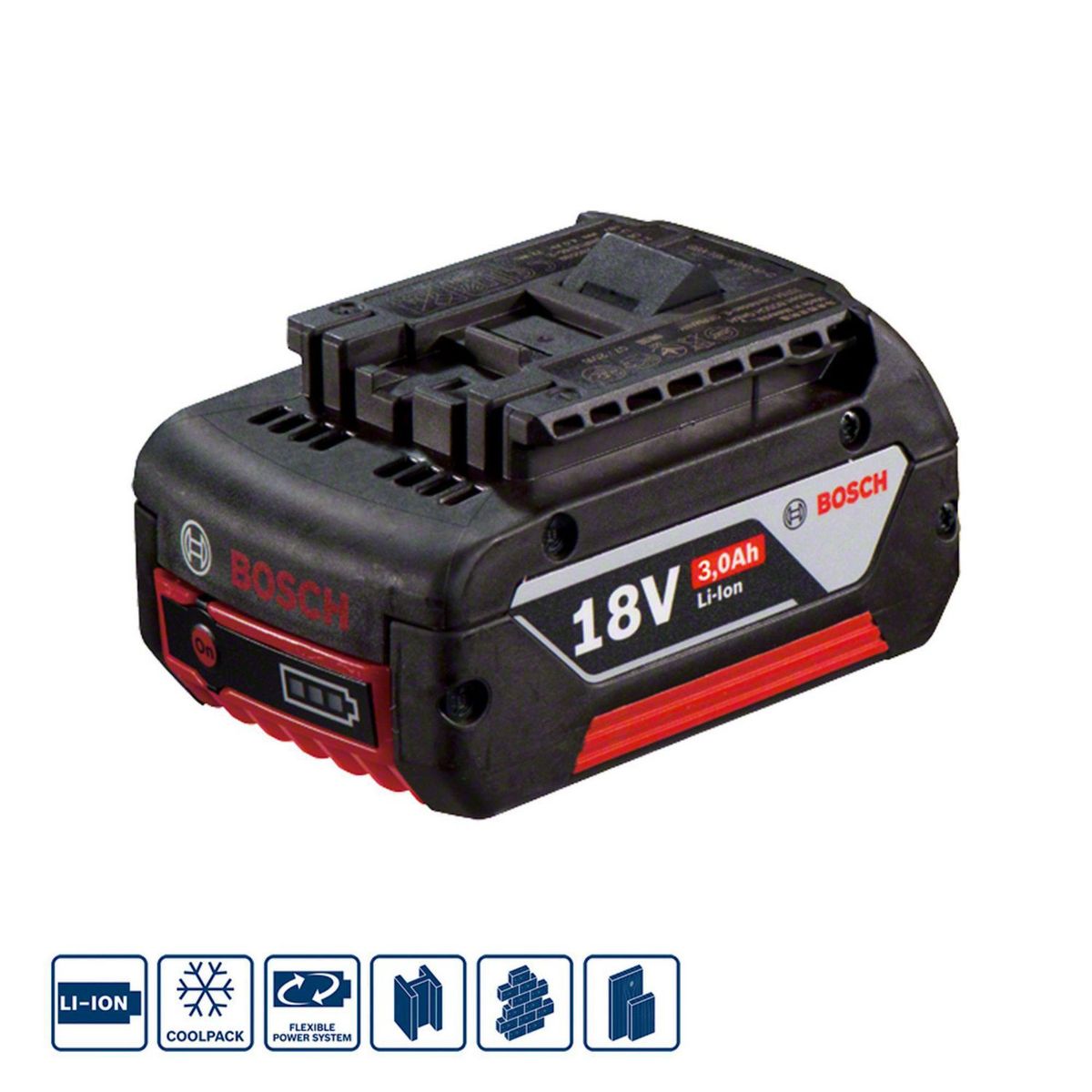BOSCH - Kit con 2 Baterías GBA 18V 4,0Ah + 1 cargador GAL 1880 CV Bosch