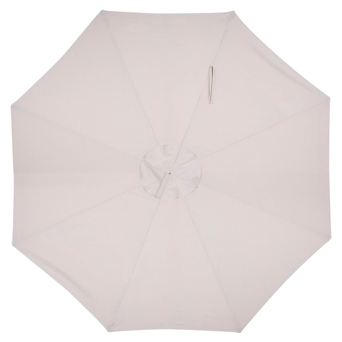 JUST HOME COLLECTION - Repuesto de tela de Quitasol Lateral 3.5m Blanco