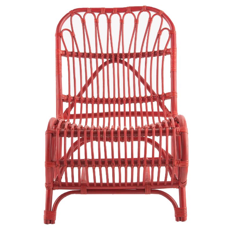 JUST HOME COLLECTION - Silla ratán rojo