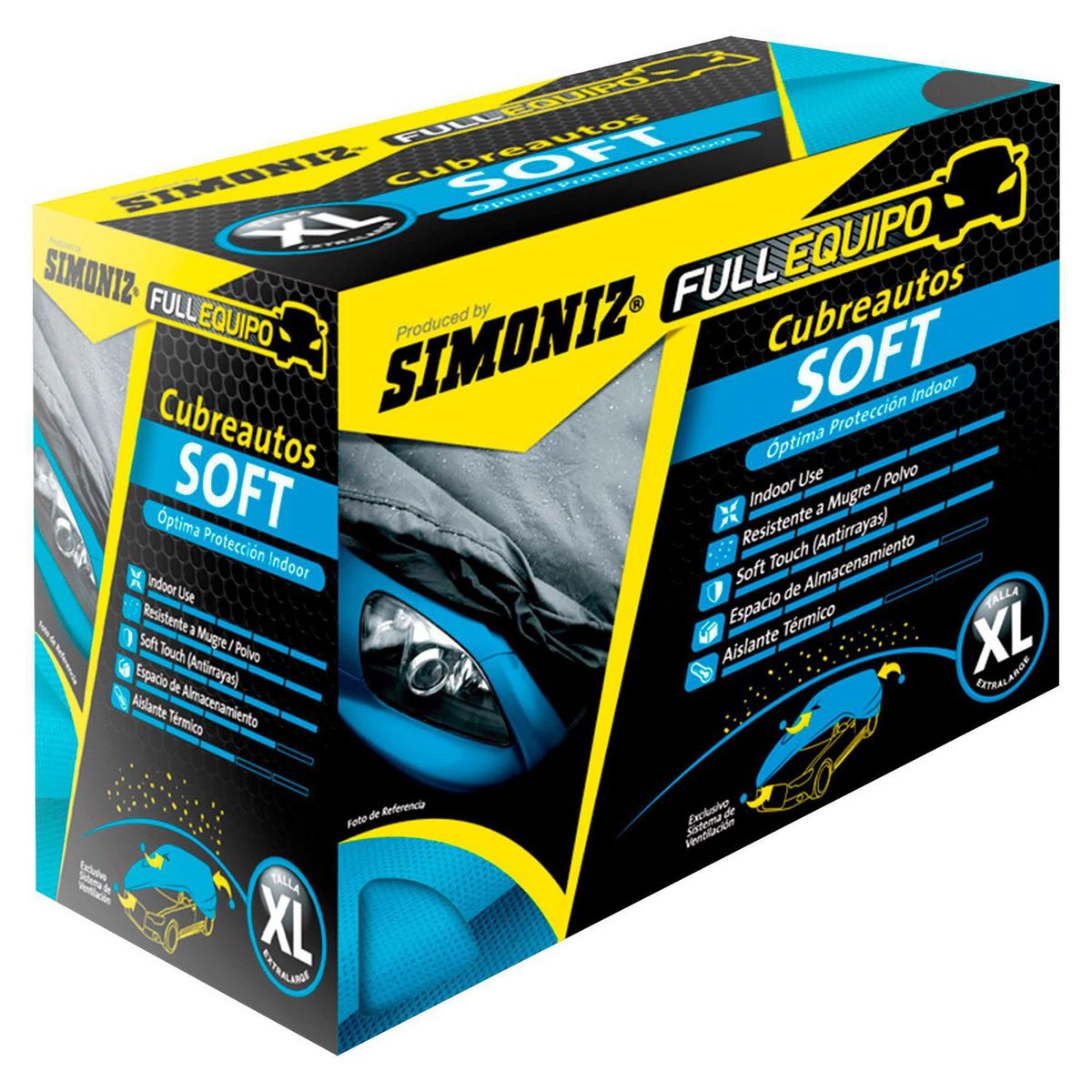 SIMONIZ - Cobertor Funda para Auto XL SI 533x178x119