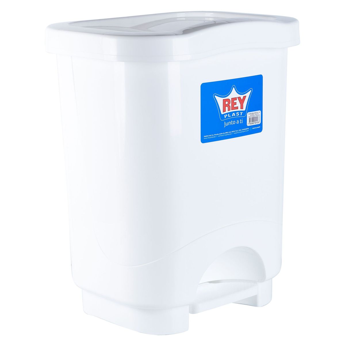 REYPLAST - Basurero de Plástico Reyplast Blanco 24L