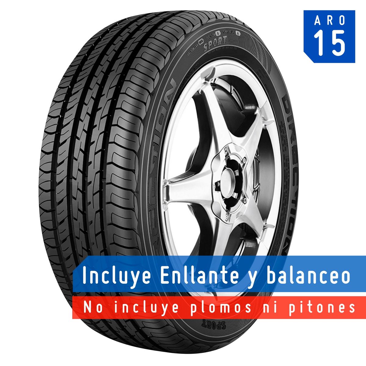 GOODYEAR - Llanta Goodyear Direction Sport 185/60 R15 88H