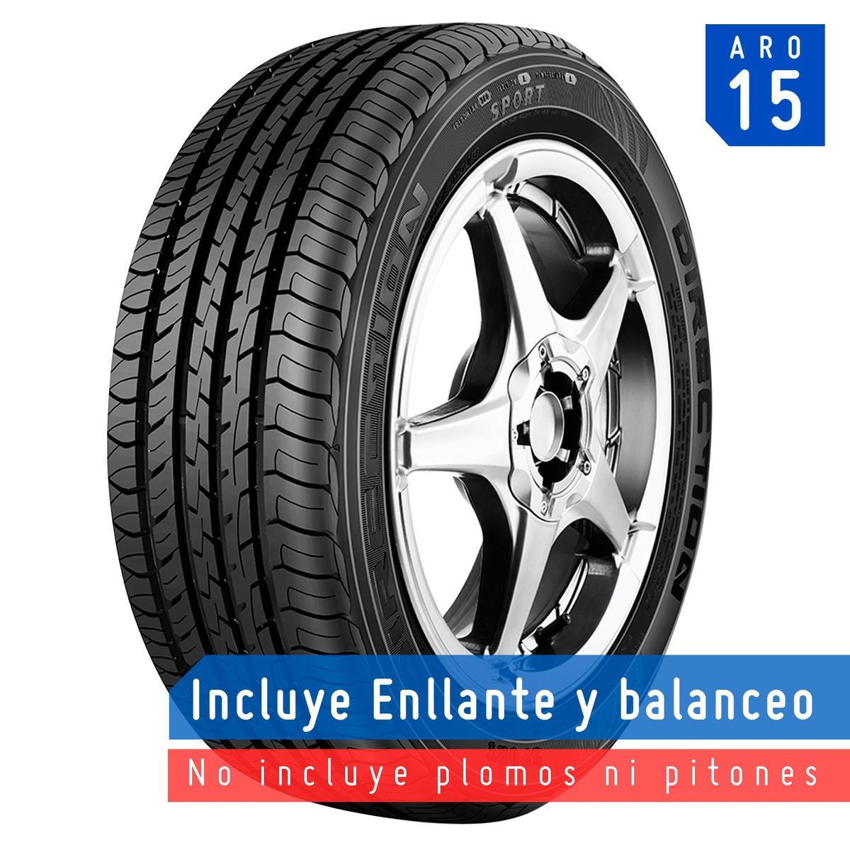 GOODYEAR - Llanta Goodyear Direction Sport 185/60 R15 88H