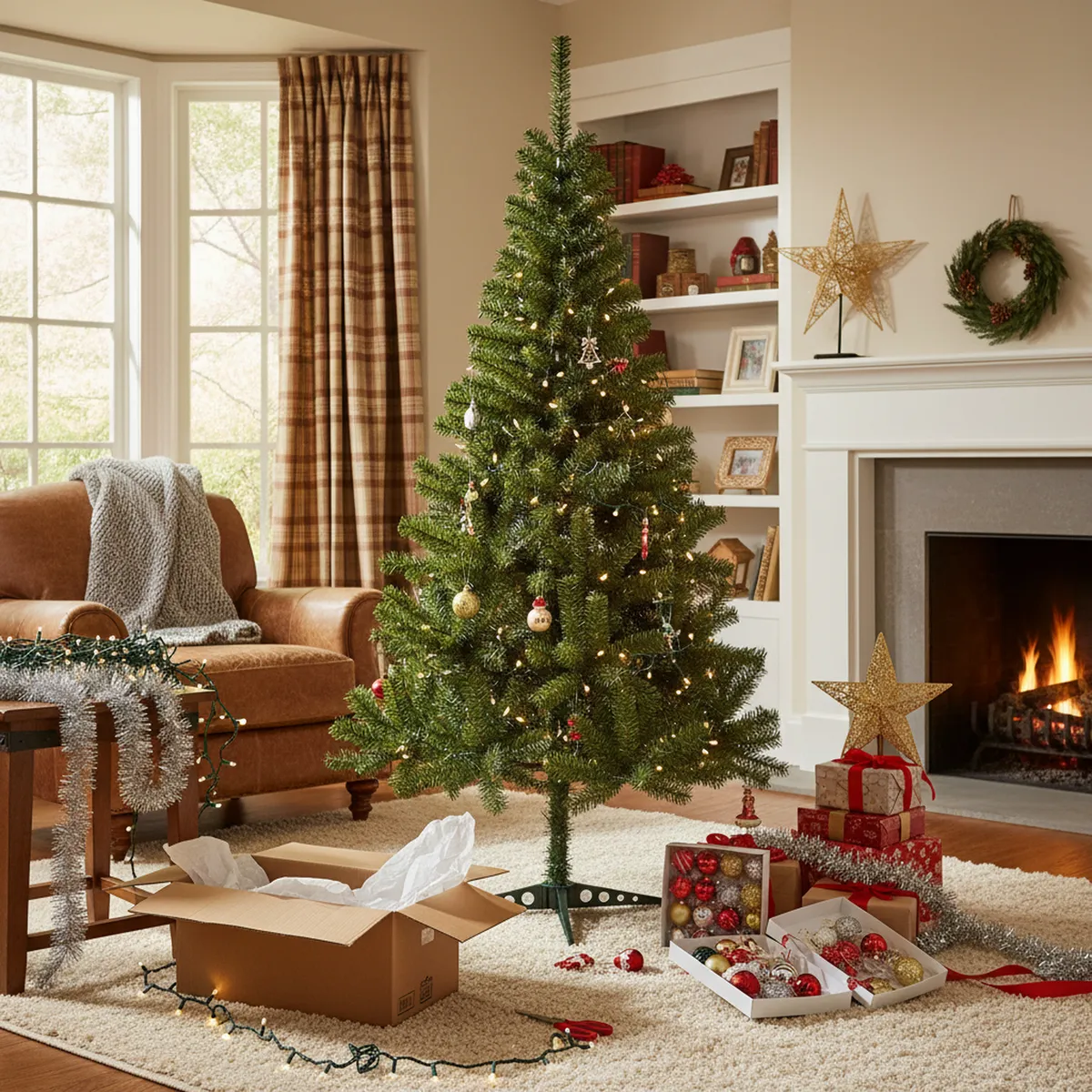 DEAR SANTA - Árbol de Navidad 210 cm 650 ramas CT3112-7 Verde