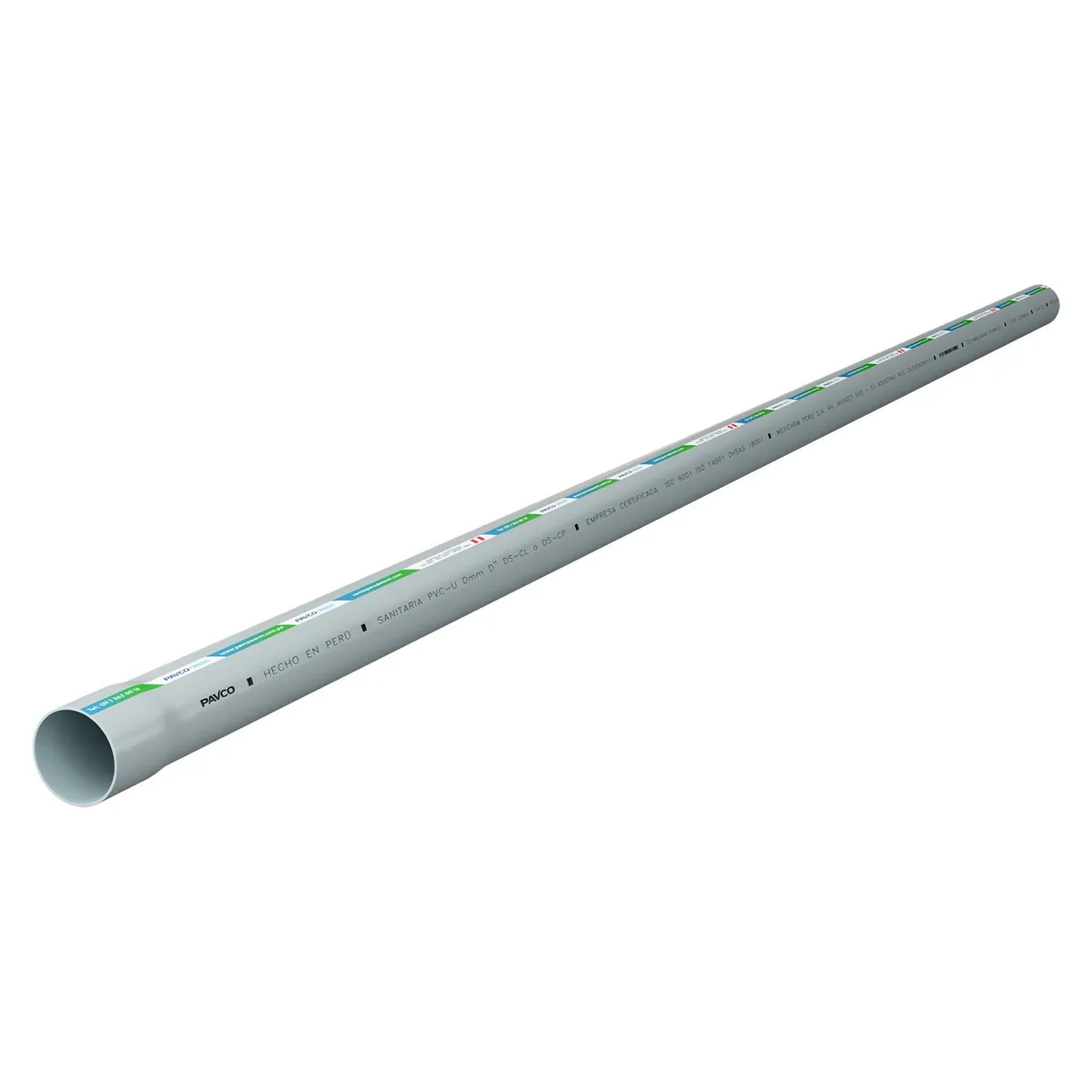 PAVCO - Tubo Desagüe PVC 3" 3m Liviano Pavco