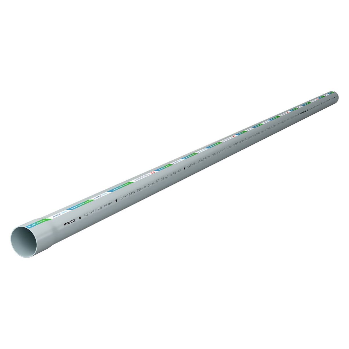 PAVCO - Tubo Desagüe PVC 3" 3m Liviano Pavco