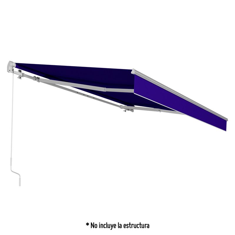 HOLZTEK - Tela Toldo Retráctil 3.95 x 2.50m Azul