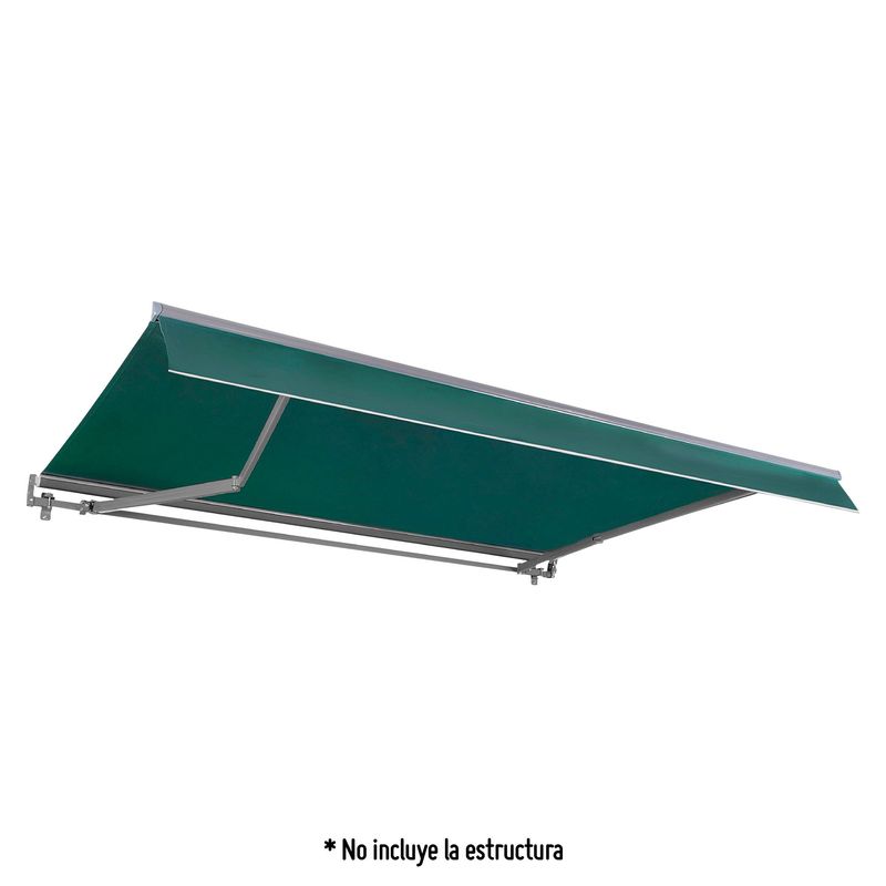 HOLZTEK - Tela Toldo Retráctil 3.95 x 2.50m Verde