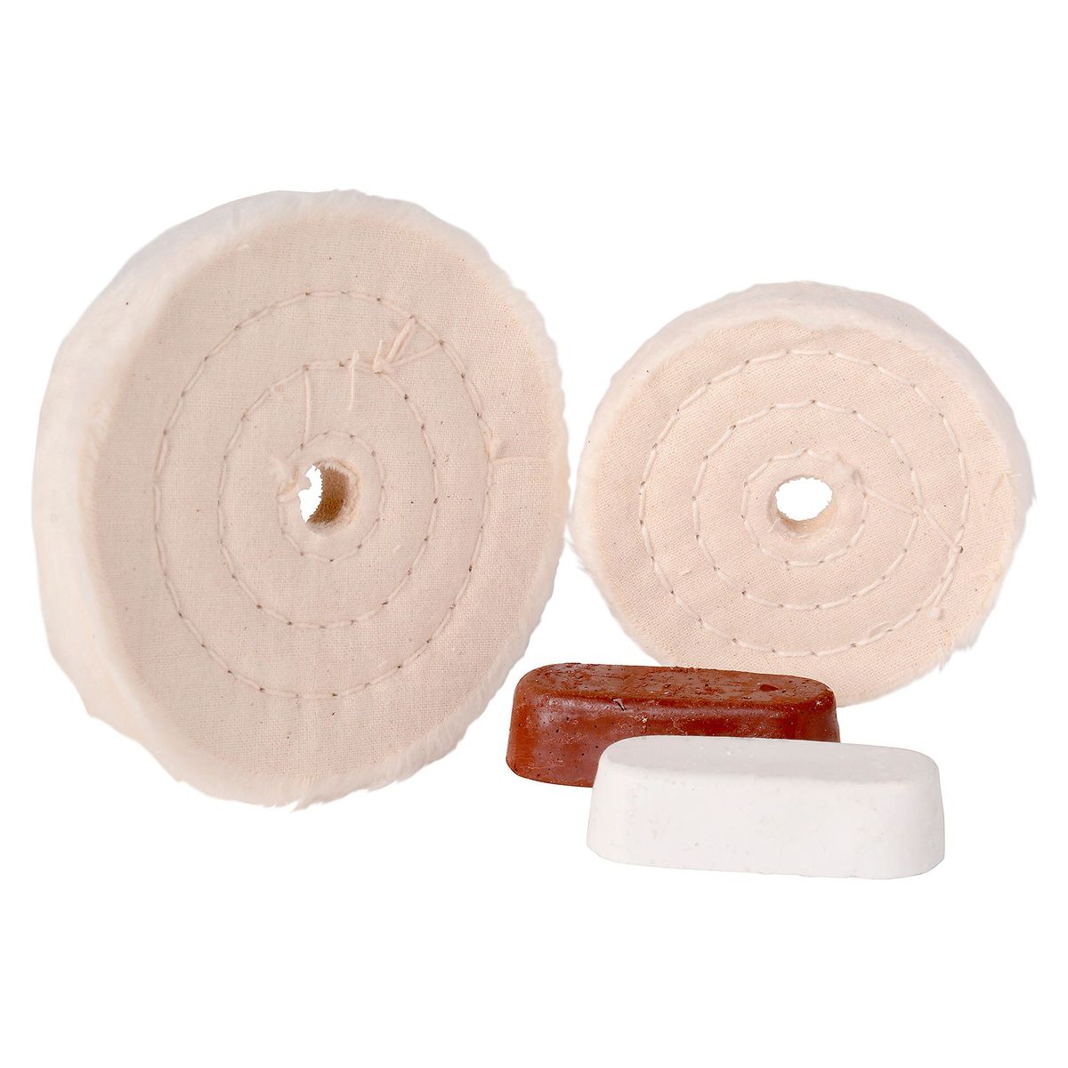 BAUKER - Set Pulidores 3'' 4'' 5 Piezas