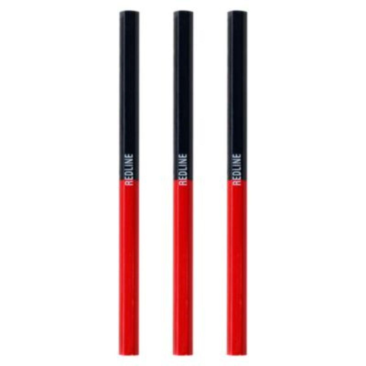 REDLINE - Set Lapices Cerpinteros Bicolor 3Pzs Redline