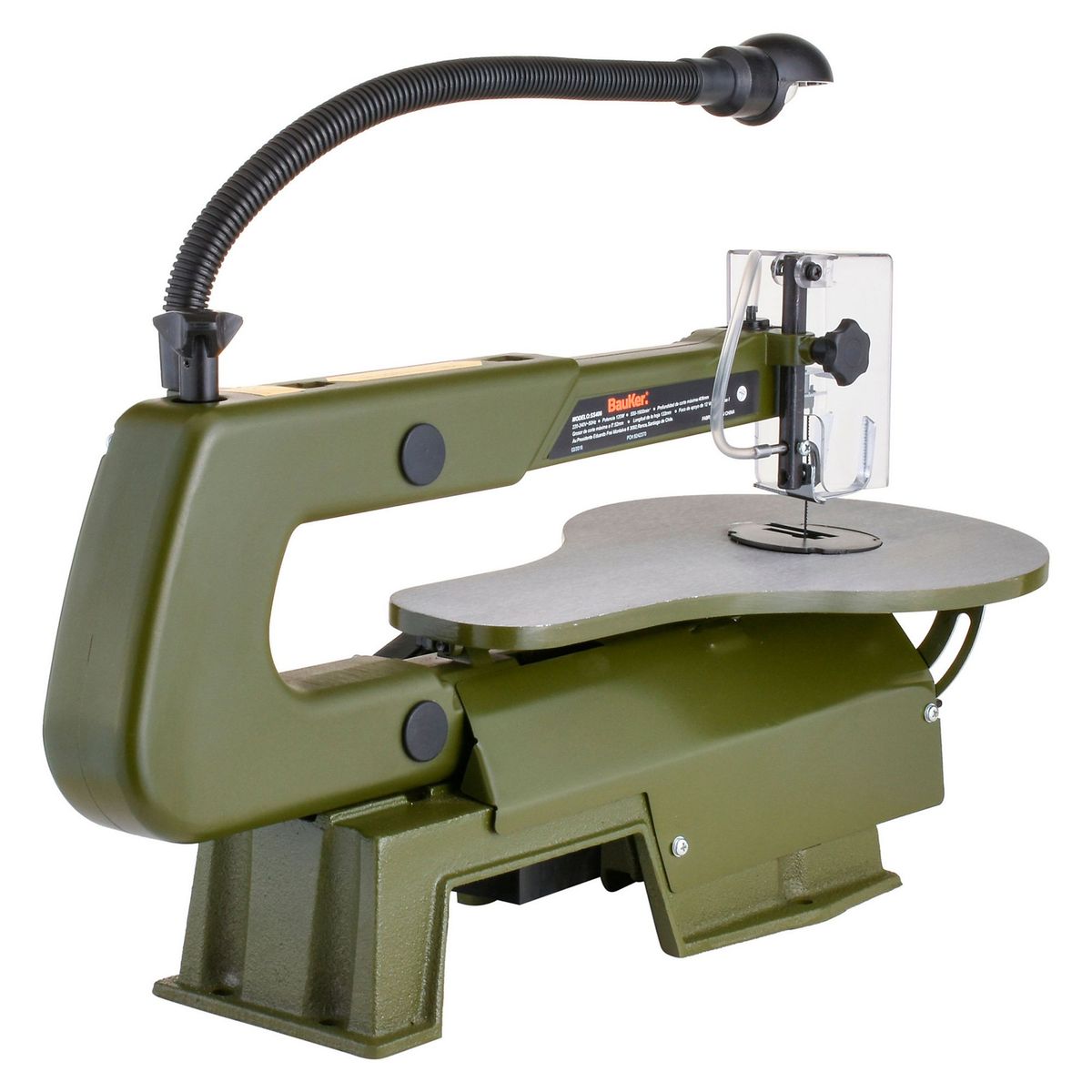 BAUKER - Sierra Caladora de Banco 120W eléctrica