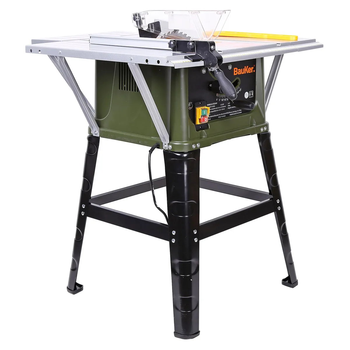 BAUKER - Sierra de Banco Eléctrica Bauker 10" 1500W