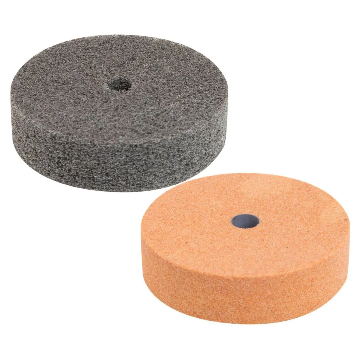 BAUKER - Piedra Abrasiva + Rueda Pulidora para Esmeril Bauker