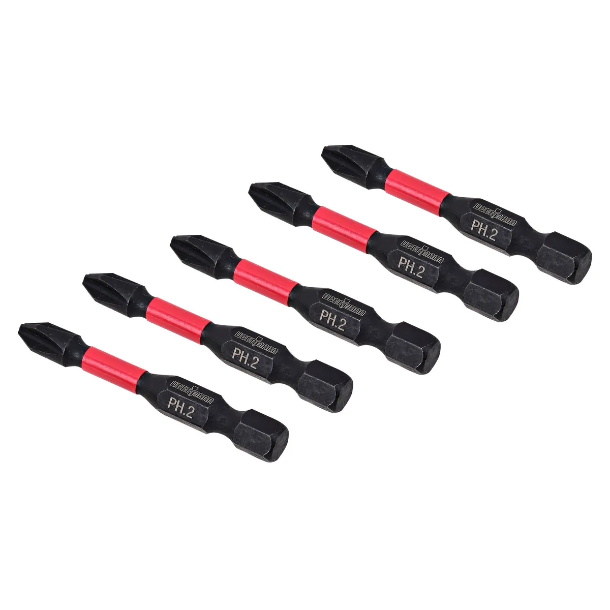 UBERMANN - Set 5 Puntas de Impacto #2x2''