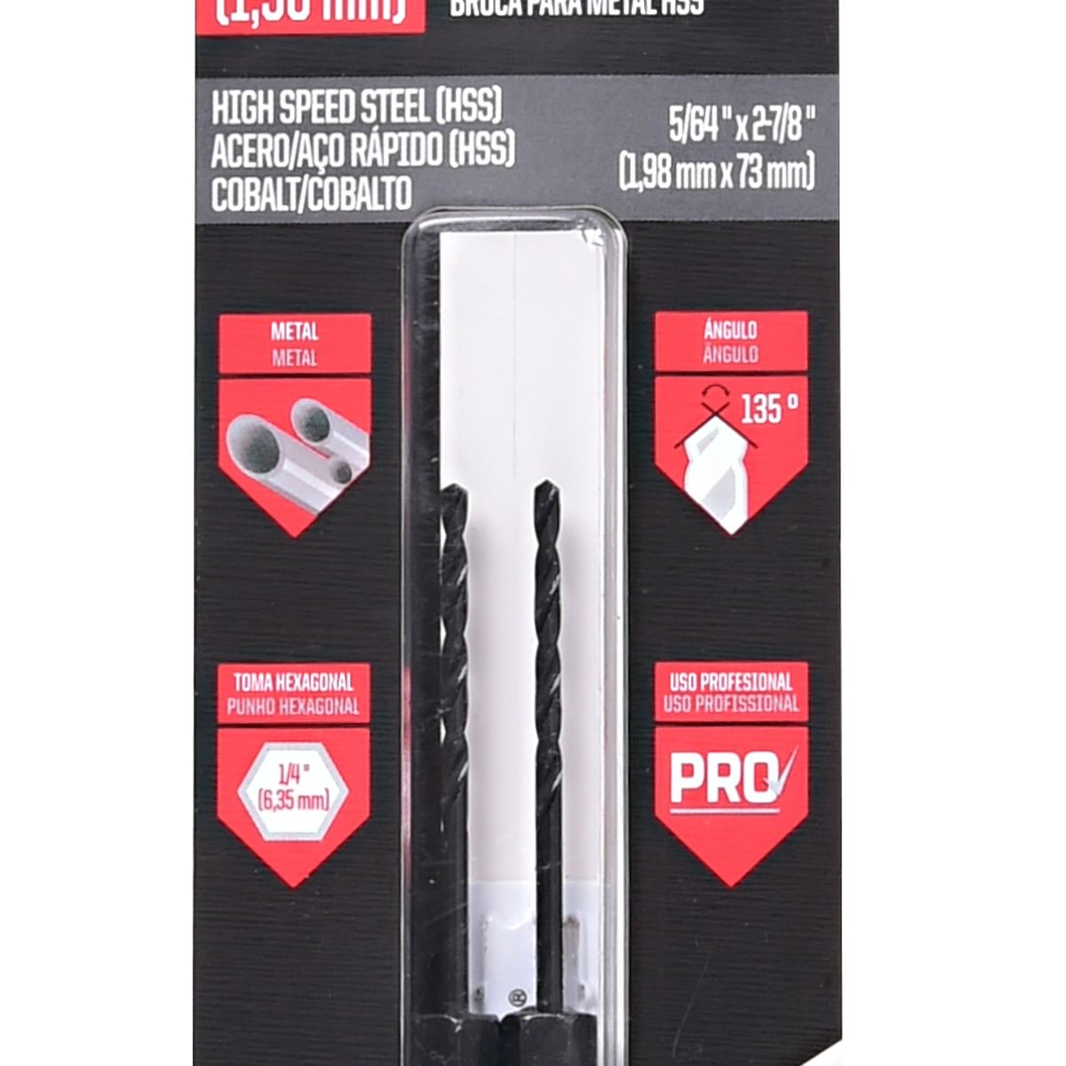 UBERMANN - Broca HHS Cobalto 5/64'' 2 Pzs Ubermann