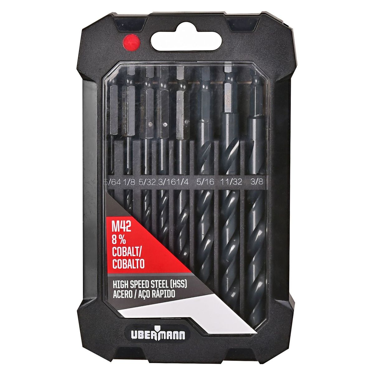UBERMANN - Set 8 Brocas HSS 5/64 1/8 5/32 Ubermann