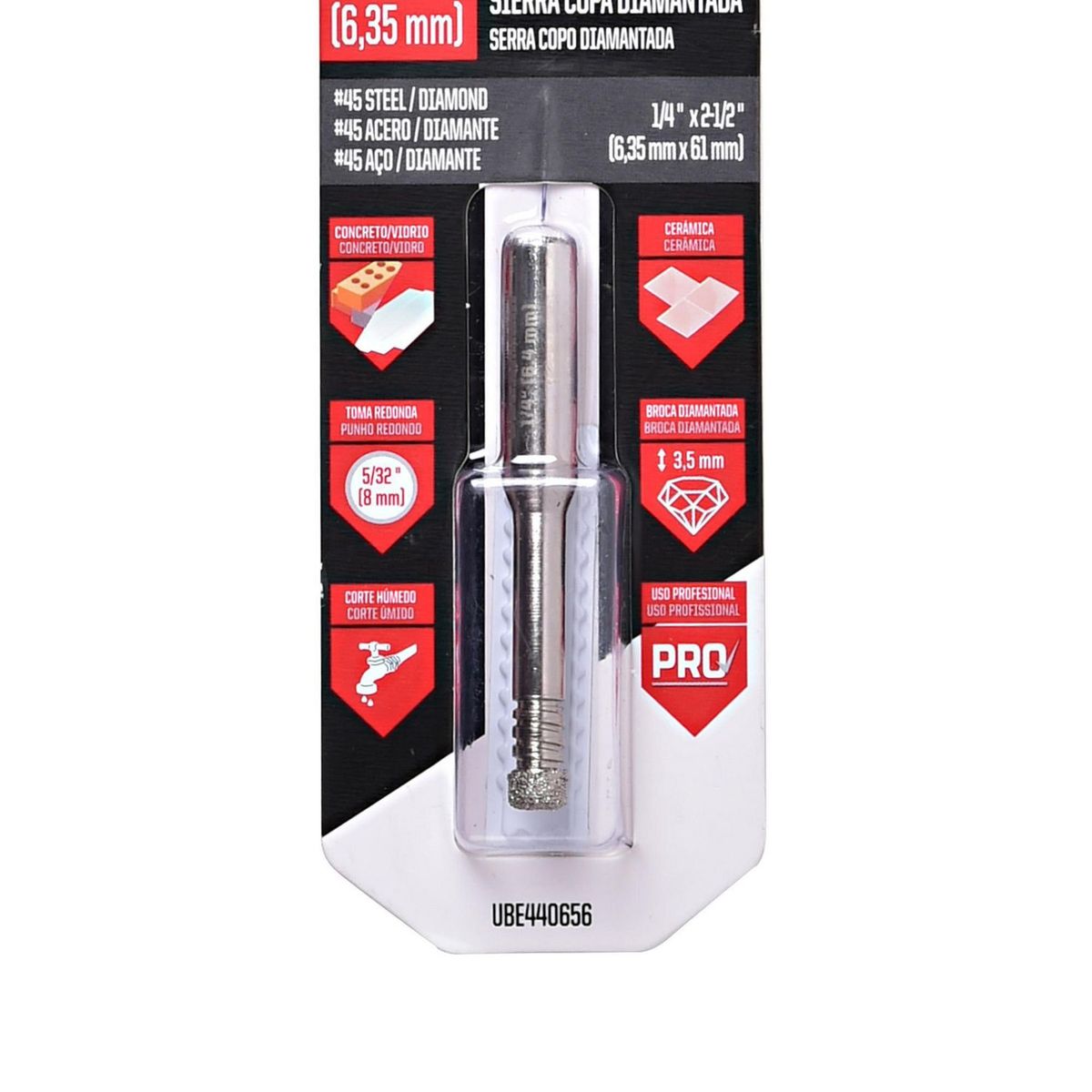 UBERMANN - Copa Diamantada 1/4'' Ubermann