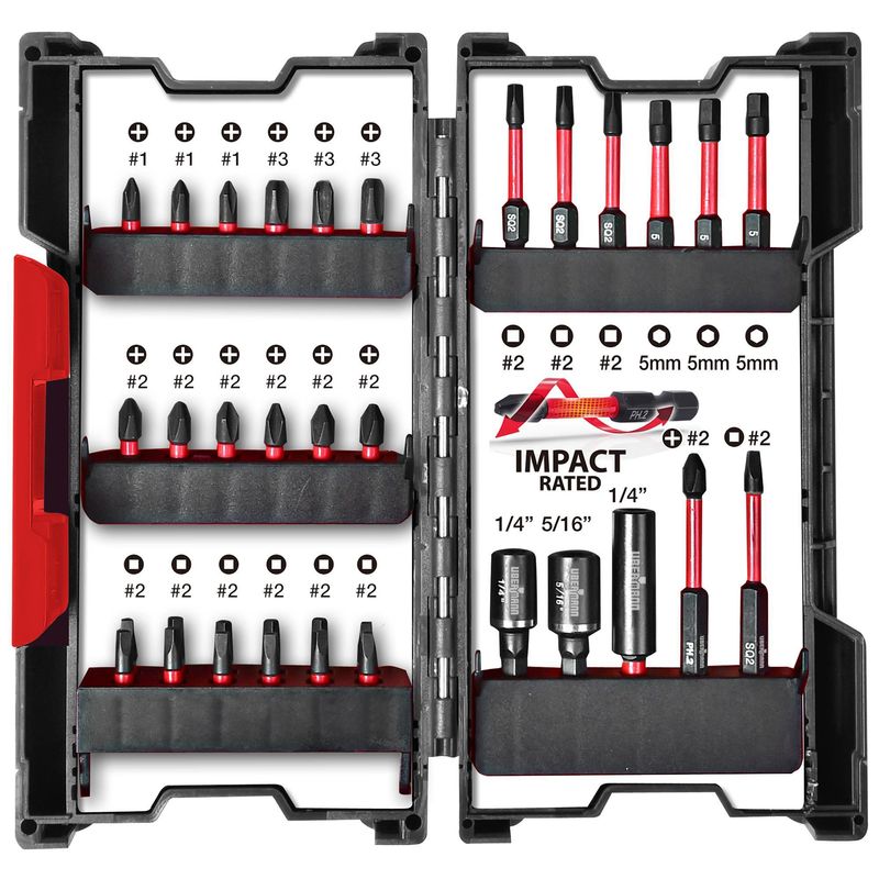 UBERMANN - Set Puntas de Impacto 35 Piezas